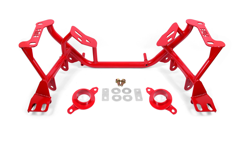 Ford Mustang K-Member - BMR Suspension - Standard Version w/ Spring Perches - Red - `96-`04 Ford Mustang K-Member - BMR Suspension - Standard Version w/ Spring Perches - Red - `96-`04